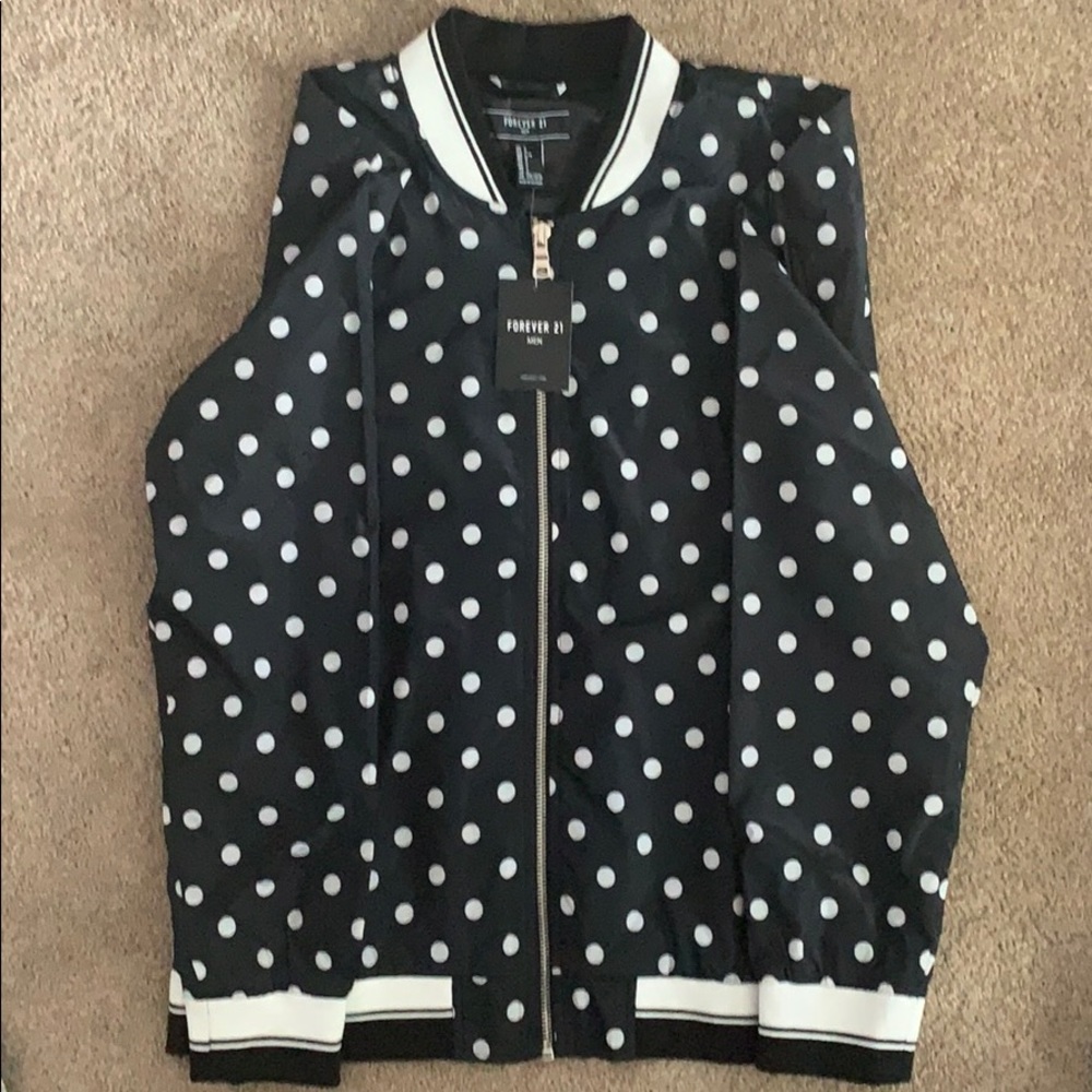 Black/White Casual Jacket